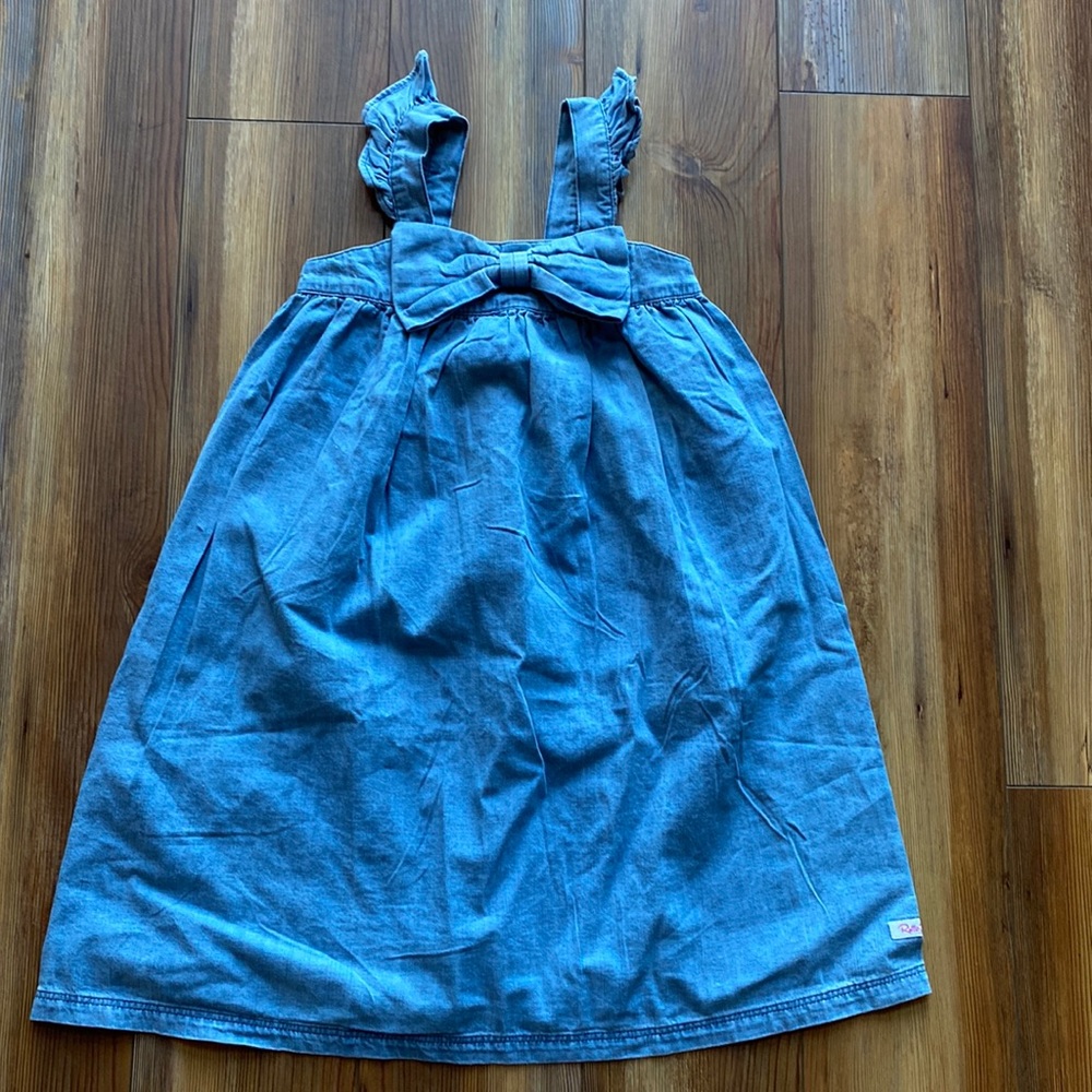 Ruffle Butts tank jean dress